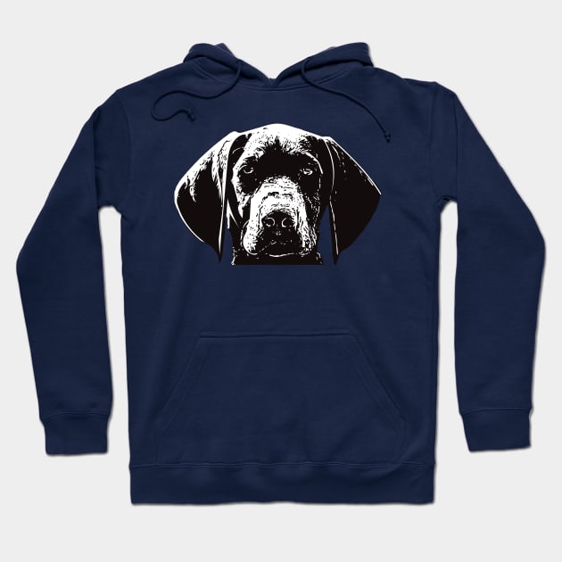 German Shorthaired Pointer - GSP Christmas Gifts Hoodie by DoggyStyles